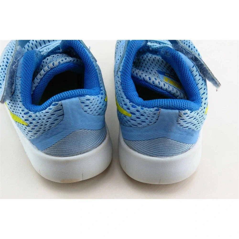 Nike‎ Free RN Toddler Sz 6 Medium Blue Running Fabric Girls